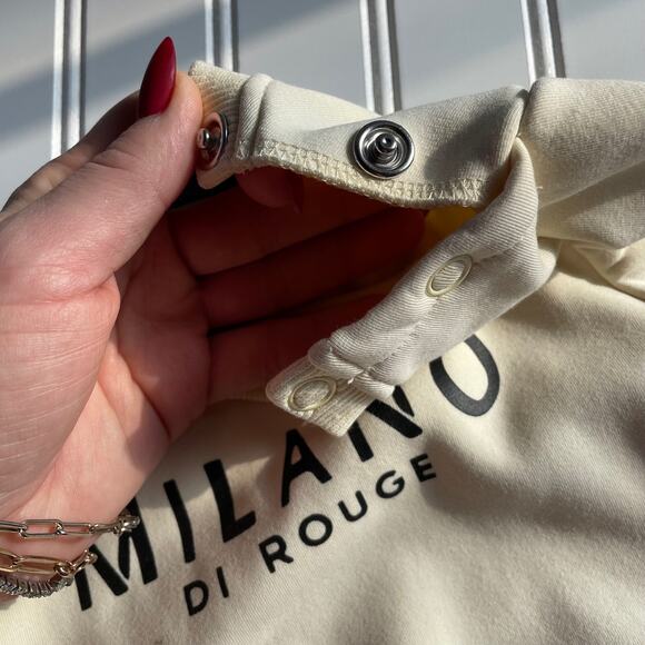 Milano di Rouge Lux Baby Signature Crew Neck Sweatshirt Size 12-18 Month - Picture 5 of 5